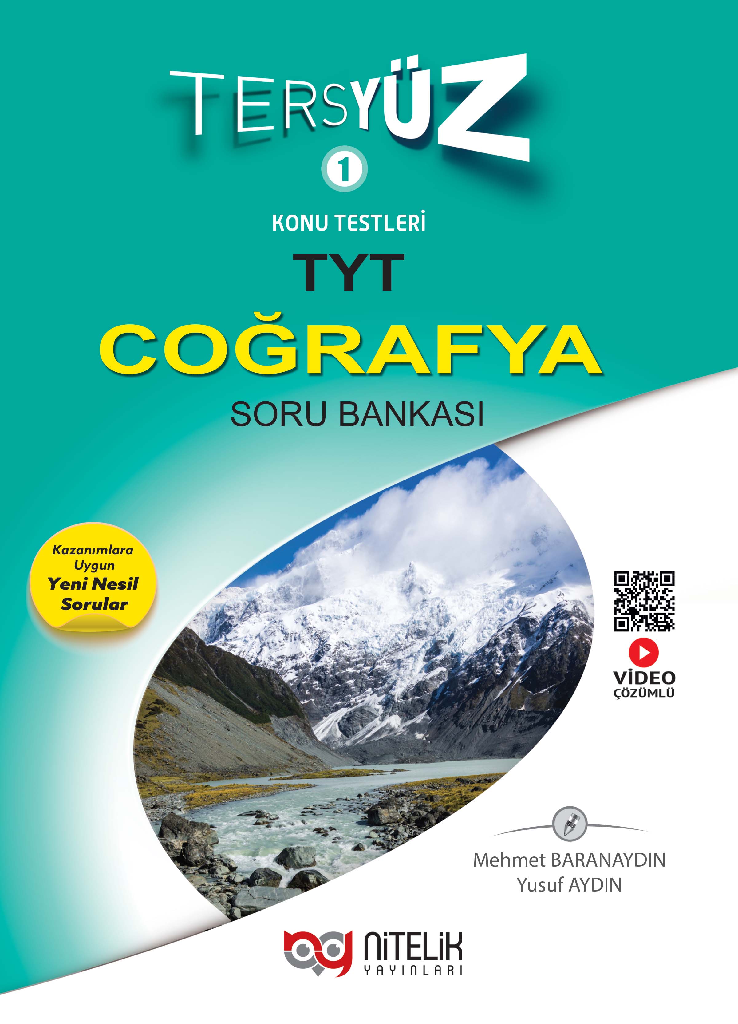 TYT Coğrafya Tersyüz Konu Testleri Tekrar Testleri Soru Bankası YENİ kapak görseli